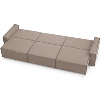 Диван Mio Tesoro Дюссельдорф 293 1.5ек-1.5ек-1.5ек (1176 Savanna Plus Mocca)