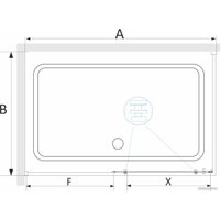 Душевой уголок RGW SV-42-1B (SV-12B + Z-060-2B) 323242148-014 140x80 (черный/прозрачное стекло)