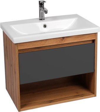 Viant Тумба под умывальник Бостон Como 80 VBOS80COG-T1YP