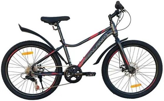 

Велосипед Greenland Formula 26 7s р.14 2025 (серый/красный)