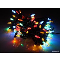 Светодиодная гирлянда IQLED С насадками 220В 10 м мульти