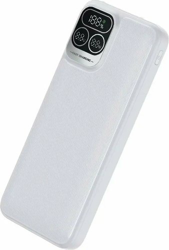 Внешний аккумулятор Perfeo Atomic Age 20000mAh (белый)