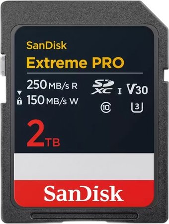 SanDisk Extreme PRO SDXC SDSDXXD-2T00-GN4IN 2TB