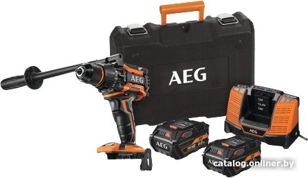 Ударная дрель-шуруповерт AEG Powertools BSB 18BL LI-602C 4935464100 (с 2-мя АКБ 6 Ач, кейс)