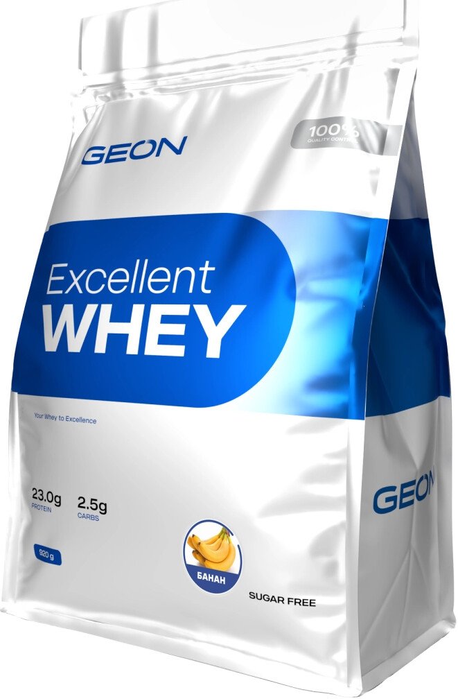 

Протеин сывороточный (концентрат) Geon Excellent Whey (банан, 920 г)