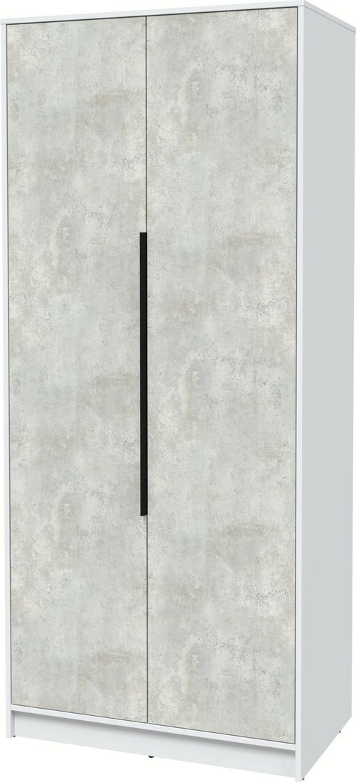 

Шкаф распашной Интерлиния Концепт КТ-Ш2 (бетон лайт/белый платинум)