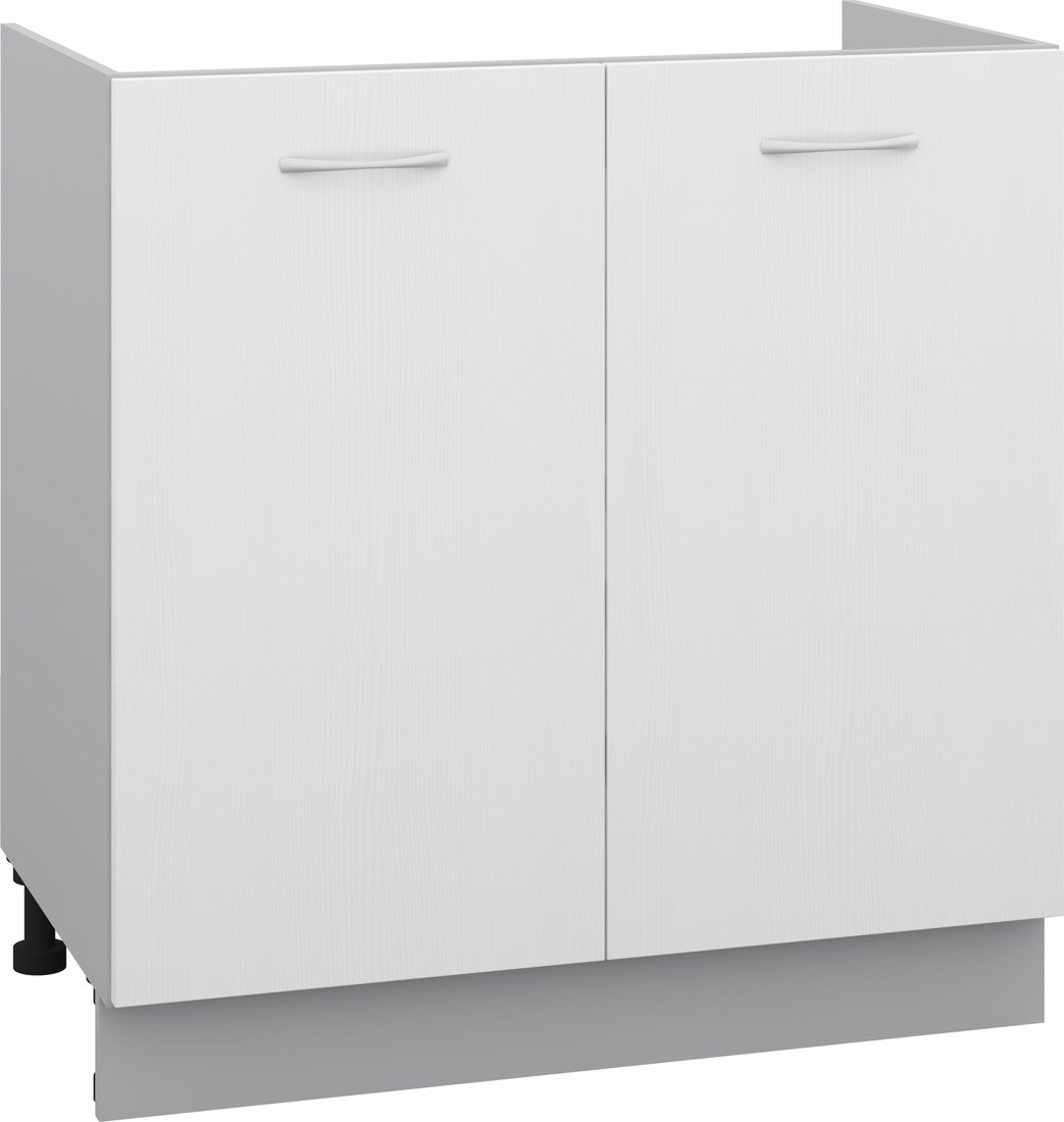 

Шкаф напольный Кортекс-мебель Корнелия Лира НШ80м (белый)