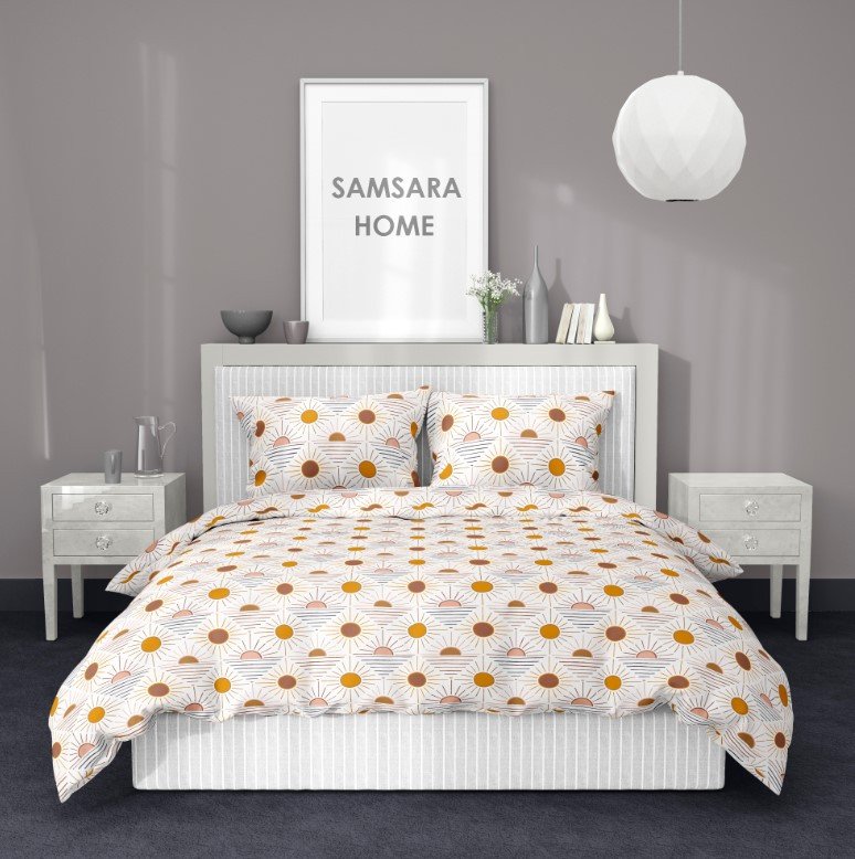 

Постельное белье Samsara Home Солнечный Паттерн 1.5сп 215x153 П153По-1