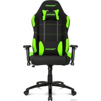 Игровое (геймерское) кресло AKRacing K7012 (черный/зеленый)
