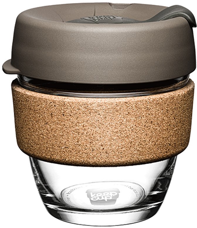 

Многоразовый стакан KeepCup Brew Cork S Latte 227мл (серый)