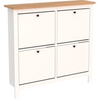 Тумба для обуви Mio Tesoro Сага 113x108 2.08.10.180.14 (белый/ясень)