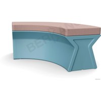 Скамейка Berkano X-seat Arc 230_019_20 (бирюзовый/кофейный)