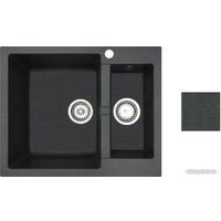 Кухонная мойка БелЭворс Duet L (антрацит, без сифона)