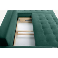 Угловой диван Divan Ситено Barhat Emerald 185238 (зеленый)