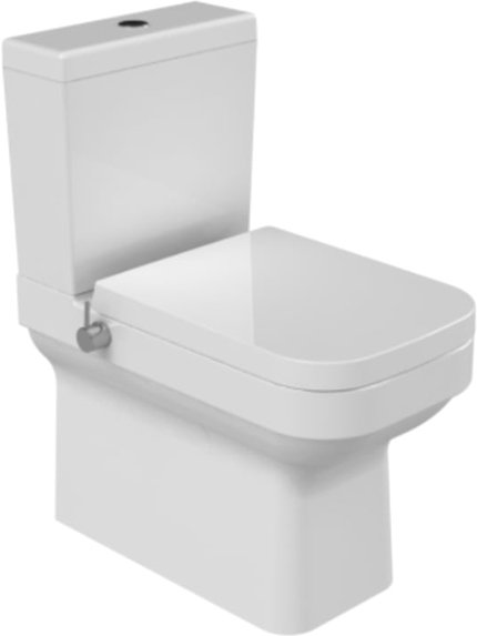 

Унитаз напольный CeraStyle Noura WC00403PH00+CS004010100+IM018010201200