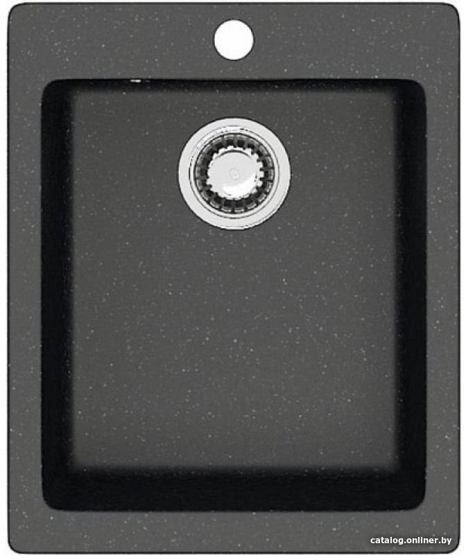 Кухонная мойка Teymi Helmi 50x42 T120104 (черный матовый)