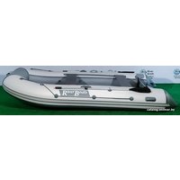 Моторно-килевая лодка RiverBoats 350 НДНД (серый/черный)