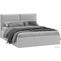 Кровать Трия Глосс универсальный тип 1 160x200 (велюр Confetti Silver)