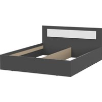 Кровать NN мебель Дольче 160х200 (графит/белый)