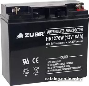 Аккумулятор для ИБП Zubr HR 1276 W (12 В/18 А·ч)