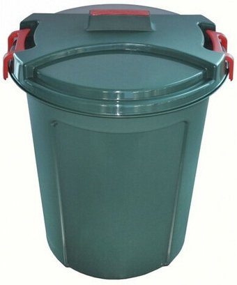 Контейнер для мусора Эльфпласт Геркулес ЕР567 (45 л, темно-зеленый)