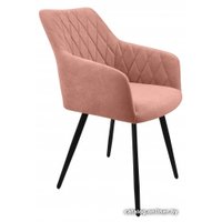 Стул Гальваник Диаманте Лофт (эмаль черный муар/Catania Coral)