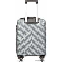 Чемодан-спиннер Gianni Conti Valencia GC201 55 см (серебристо-серый)