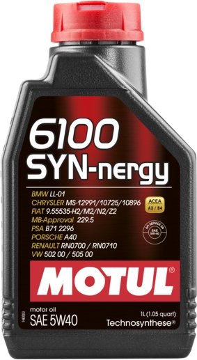 

Моторное масло Motul 6100 Syn-nergy 5W-40 1л