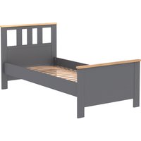 Кровать Mio Tesoro Сага 90x200 2.08.04.050.15 (серый/ясень)