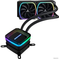 Система жидкостного охлаждения для процессора Enermax Aquafusion 240 (черный) ELC-AQF240-SQA