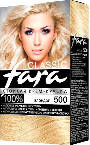Крем-краска Fara Classic 500 блондор 50 мл