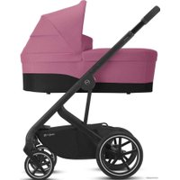 Коляска прогулочная «книга» Cybex Balios S Lux 2020 (черная рама, magnolia pink)