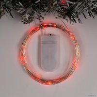 Гирлянда роса Luazon Нить 5 м роса 2433896 (красный)