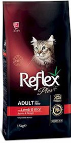 

Сухой корм для кошек Reflex Plus Adult with Lamb and Rice 15 кг
