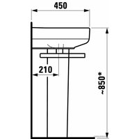 Умывальник Laufen FORM 810673 60x45