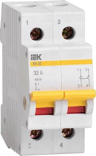 Выключатель нагрузки IEK ВН-32 2Р 32А MNV10-2-032