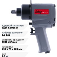 Пневматический гайковерт Fubag IW720 1/2" 8641852
