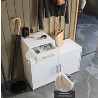 Тумба для обуви Стендмебель Кремона (белый/белый) в Гомеле