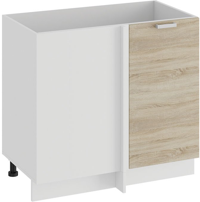 

Шкаф напольный Трия Гранита 1Н9У (белый/дуб сонома)