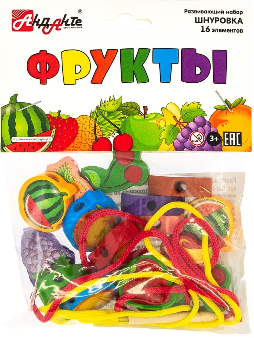 

Шнуровка Анданте Фрукты RDI-D004a