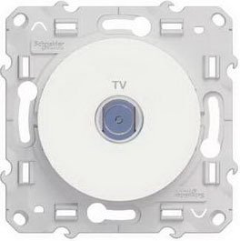 

Розетка телевизионная Schneider Electric Odace S52R445