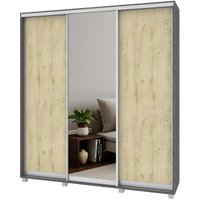 Шкаф-купе Modern Мартин М402 (камень темный/ирландский дуб)