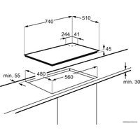 Варочная панель Electrolux KGG7536K