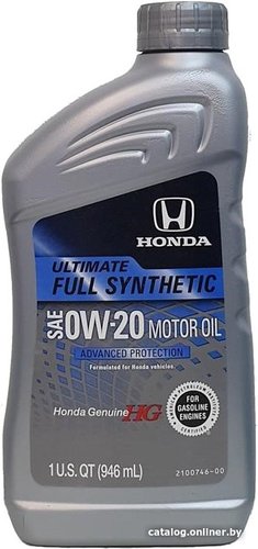Моторное масло Honda Ultimate Full Synthetic 0W-20 0.946л