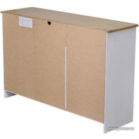 Комод Диприз Ром 2 двери 6 ящиков Д 1348.1 (белый воск/антик)