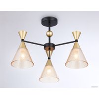 Люстра средней высоты Ambrella light Traditional TR3169/3 BK/GD