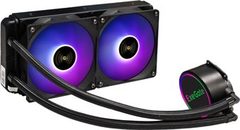 Система жидкостного охлаждения для процессора ExeGate BlackWater-240V2.PWM.RGB EX293457RUS