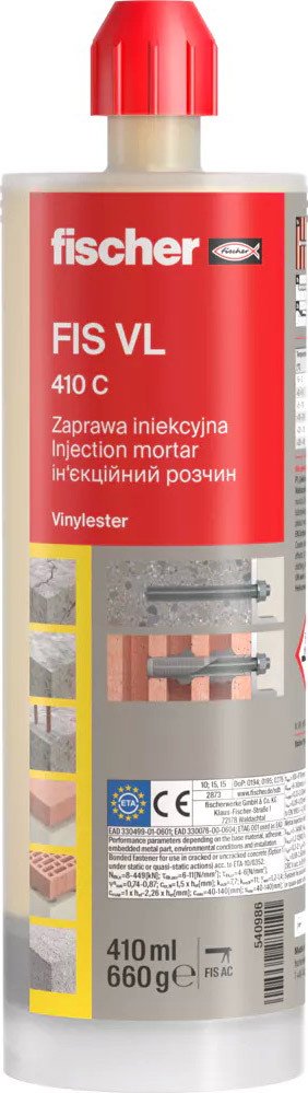 

Химический анкер Fischer FIS VL 410 C 540986
