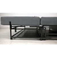 Диван Сириус Лидер-6 НПБ 225x110 (Eva 25 велюр светло-зеленый)