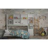 Кровать-трансформер Макс Стайл Strada 18мм 160x200 (белый базовый W908 ST2)